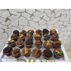 Assortiment Gourmand de Cupcakes Choco-Fruité
