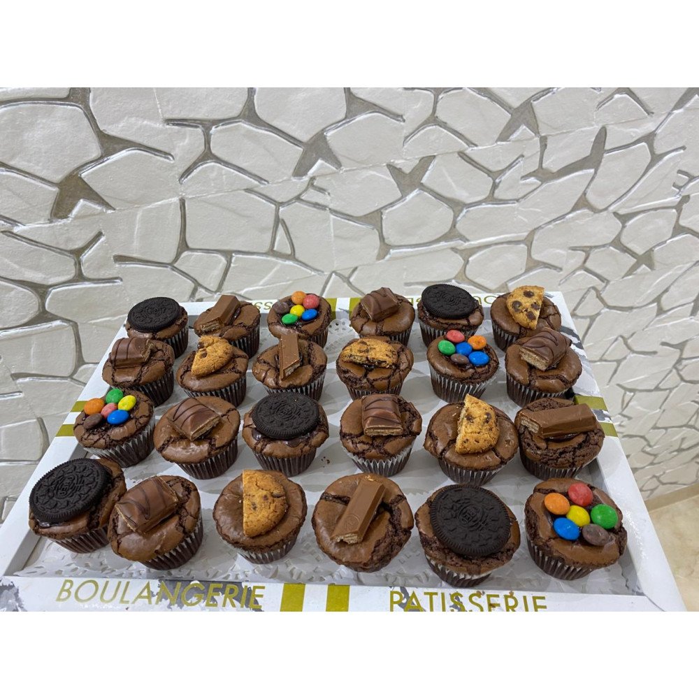 Assortiment Gourmand de Cupcakes Choco-Fruité