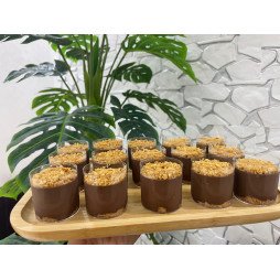 Mousses Chocolat Croquantes en Verrines