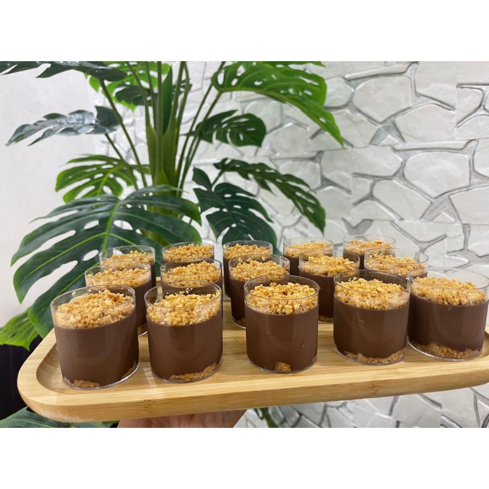 Mousses Chocolat Croquantes en Verrines