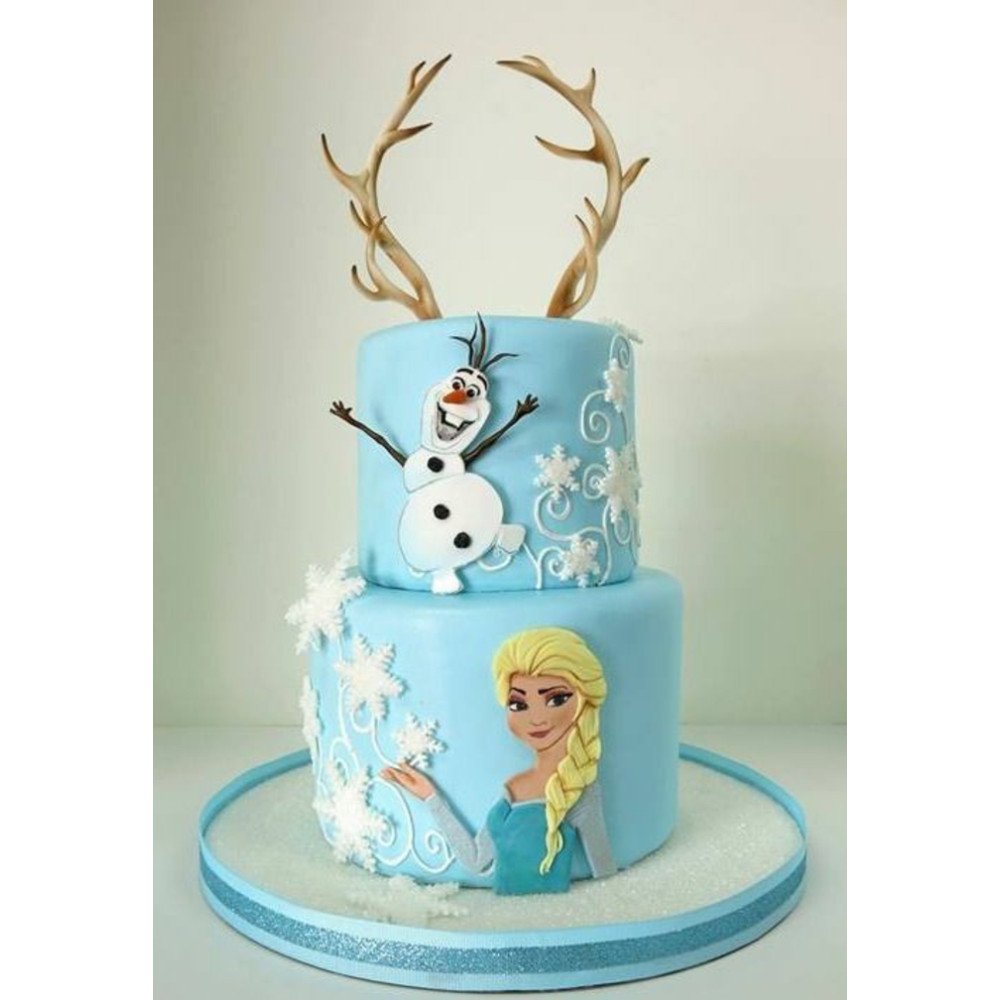 Gâteau Magie Givrée d'Elsa et Olaf
