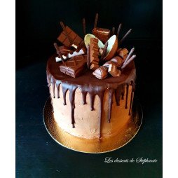 Gâteau Drip Cake Choco-Explosion Gourmande