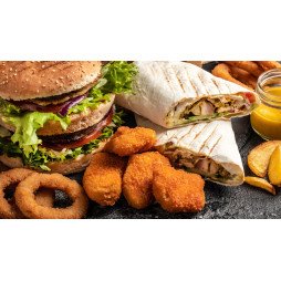 Le Festin du Roi : Burger Géant, Wraps Savoureux et Nuggets Dorés