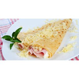 Crêpe Gourmande Jambon & Fromage Fondant