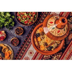 Délicieux Tajine aux Fruits Secs et Cannelle