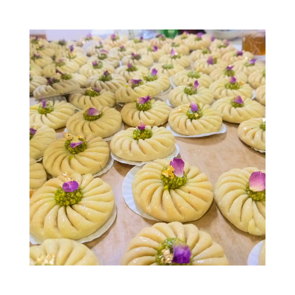 Fleurs aux amandes et pistaches