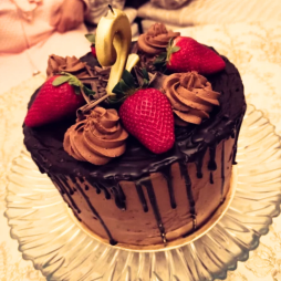 Gâteau d'anniversaire au chocolat 