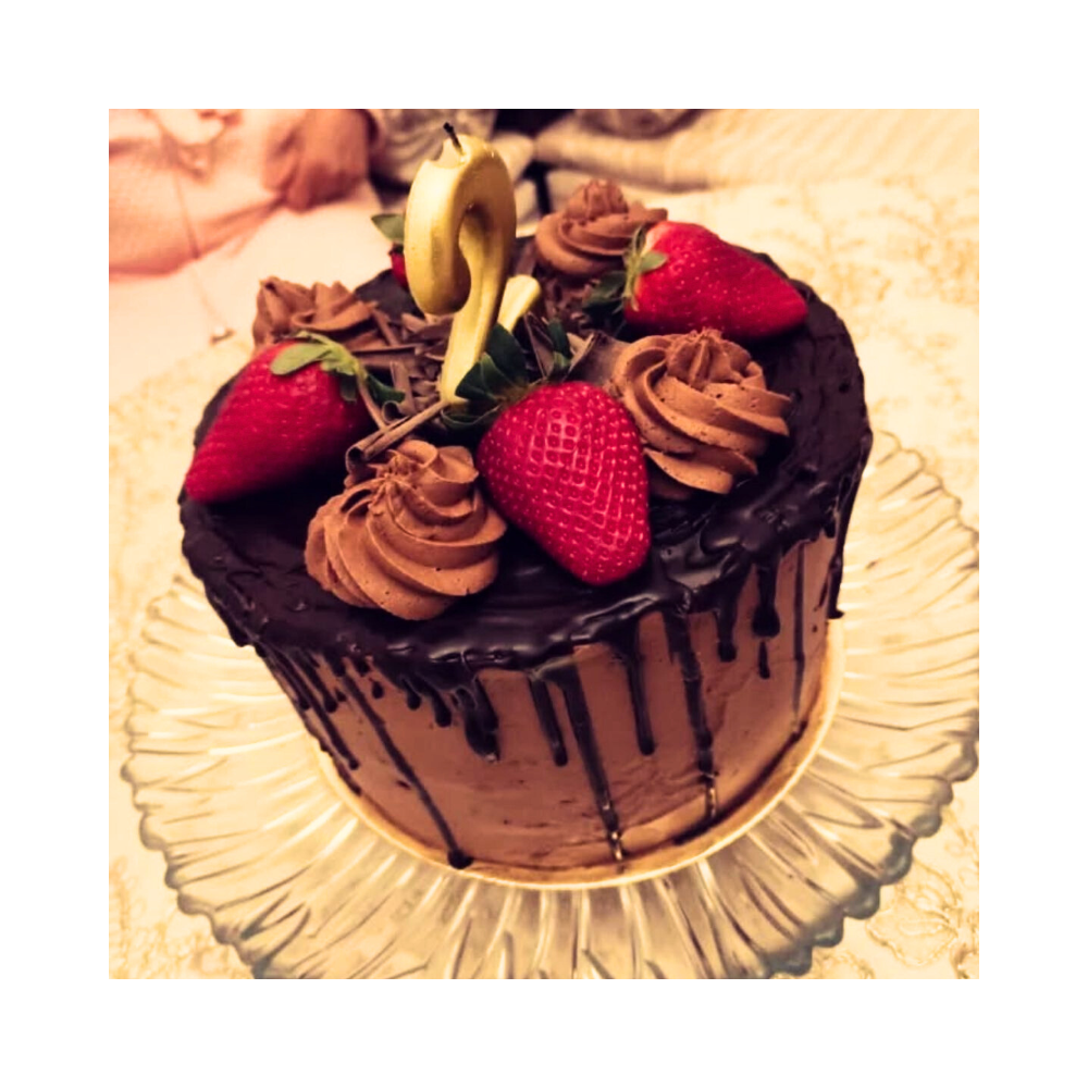 Gâteau d'anniversaire au chocolat 