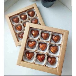 Cœurs Gourmands au Chocolat au Lait et Éclats d’Amandes