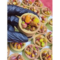 Tartelette pistache & fruits rouges