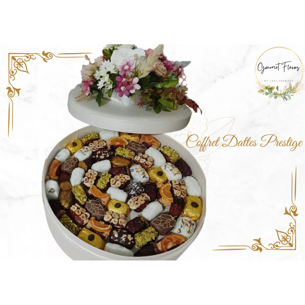 Coffret de Dattes Prestige – L’Excellence Naturelle à l’État Pur