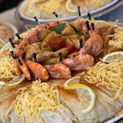 Pastilla aux Fruits de Mer – Une Étincelle de Saveurs par Étincelle Délicieuse Pour 10 personne
