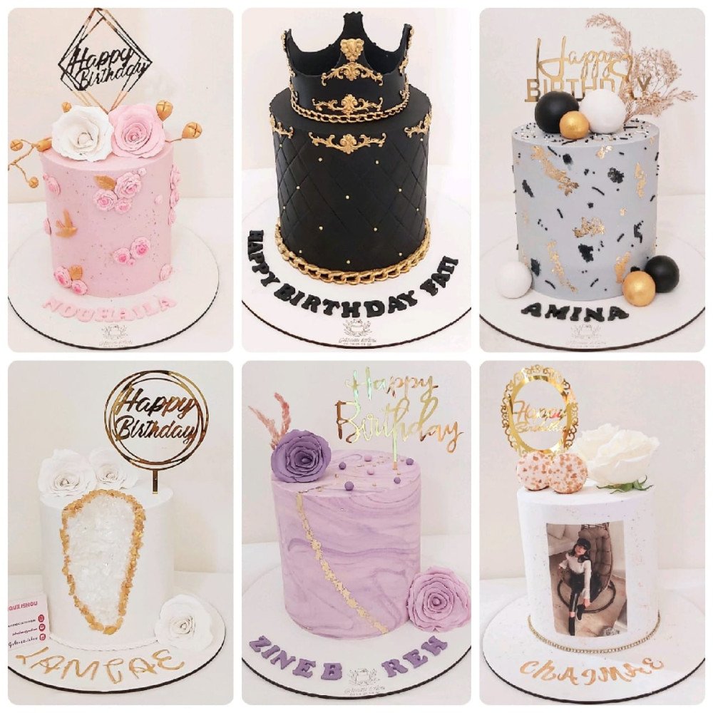 Gâteau d'Anniversaire Élégant et Personnalisable